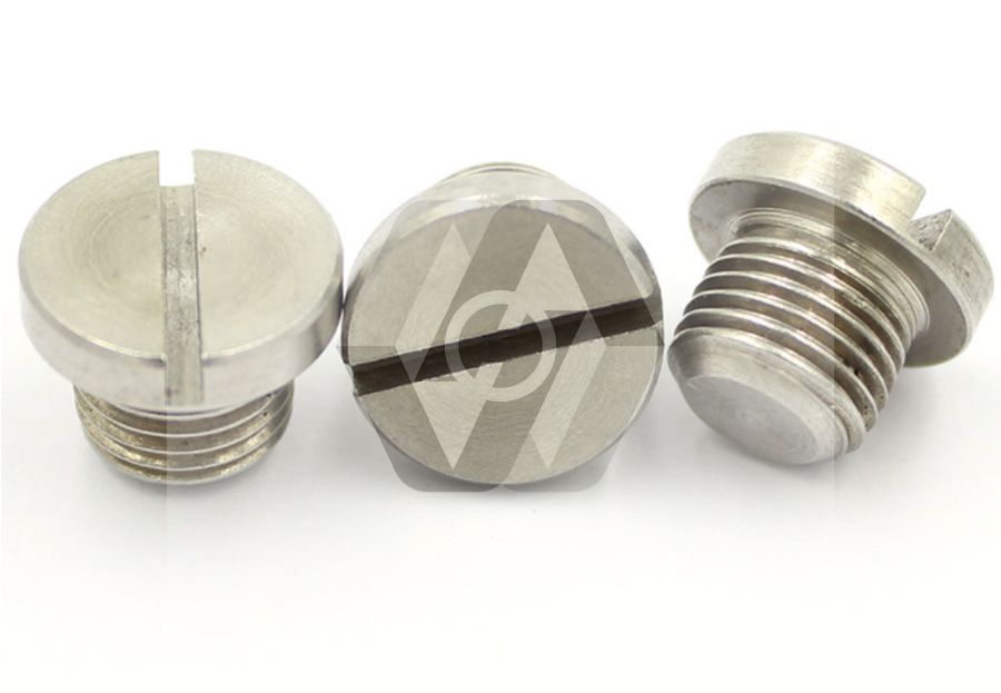 Slotted round head screws