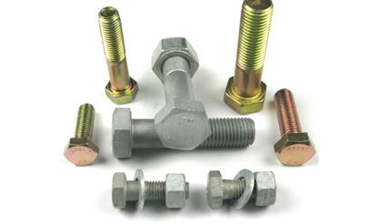 The anti-loose method of the hexagonal bolts