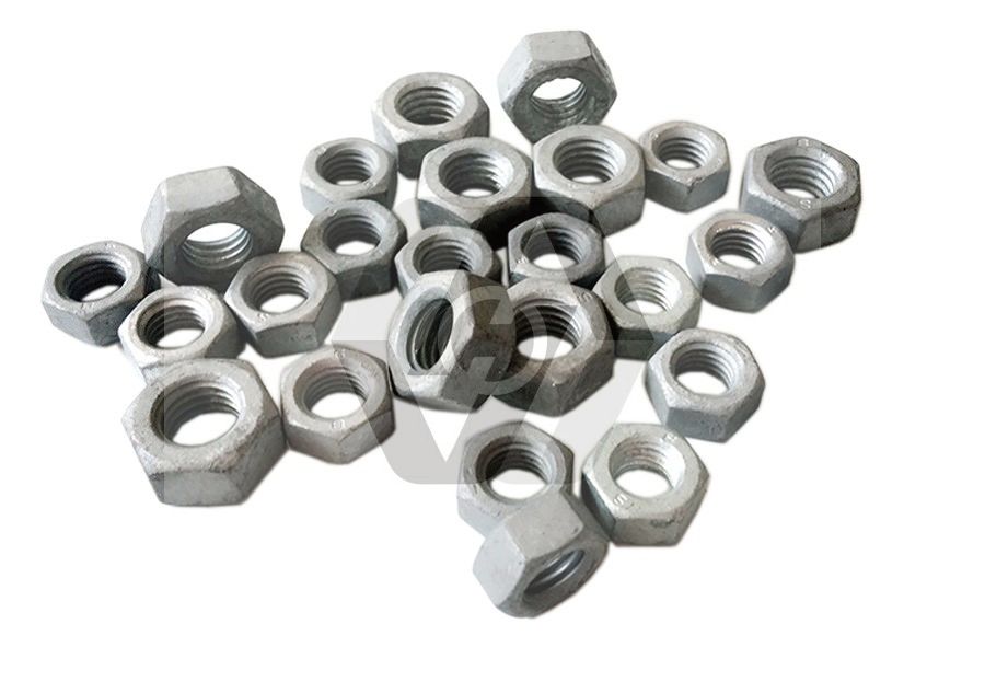 Hot dip galvanizing and hot galvanizing Hex nuts