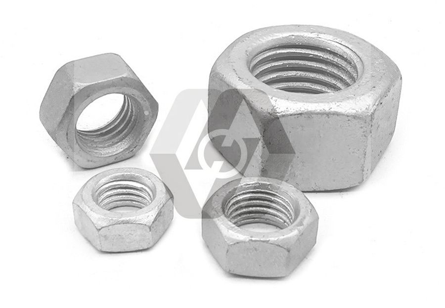 Dacromet hexagon nut