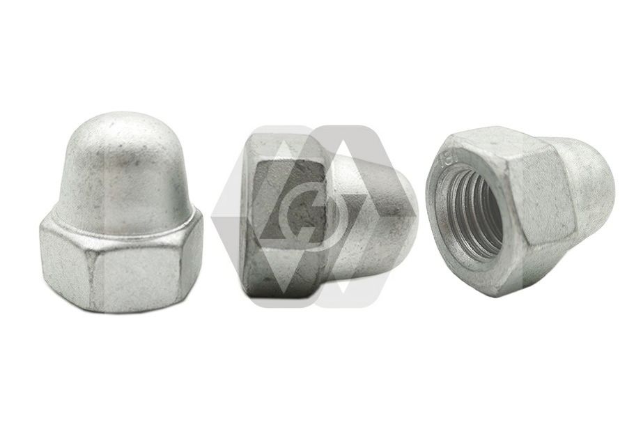 Dacromet hexagon nut