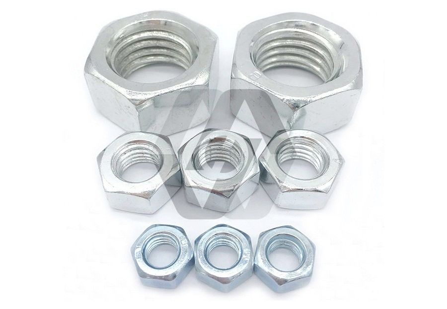 Zinc hex nut