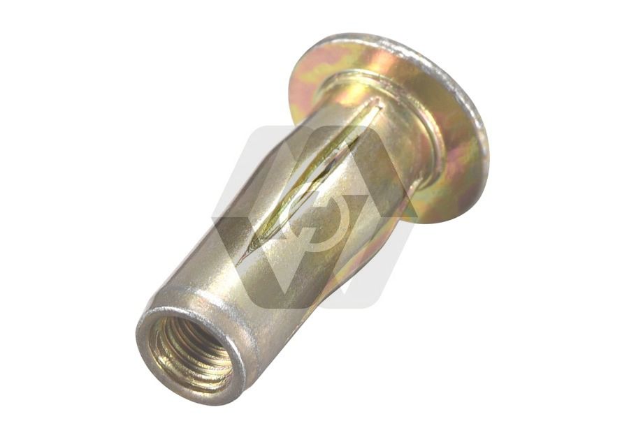 Multi-grip Rivet nut Pre-Bulbed Shank Carbon Steel Color Zinc Plated