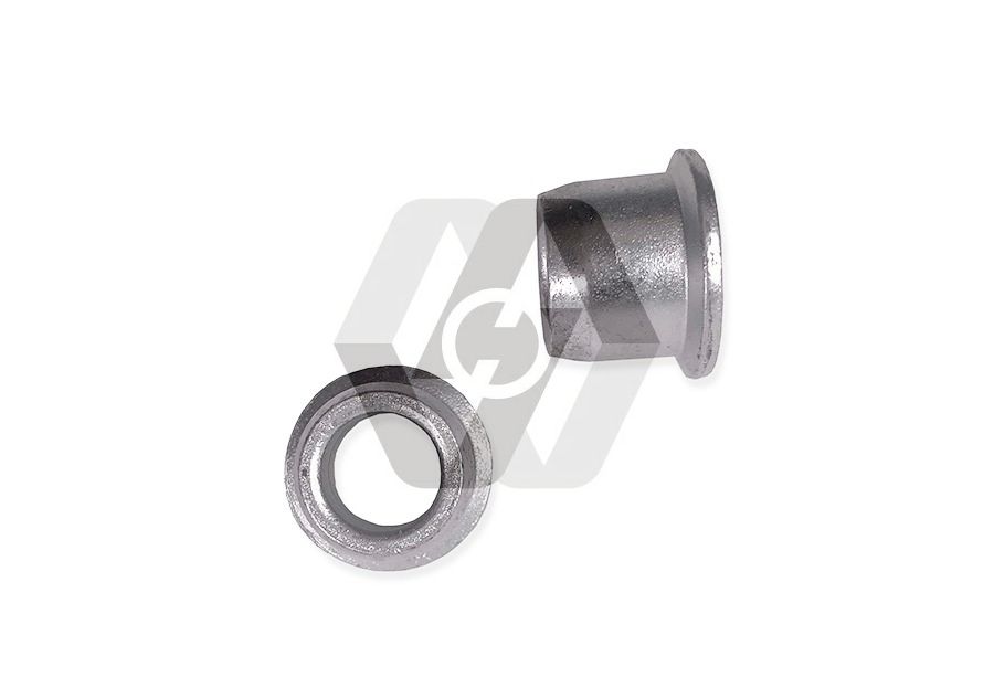 Huck C6L 2LC-2CU8 Lockbolt Collar; 1/4 Inch Standard Flange Collar, Stainless Steel, Plain