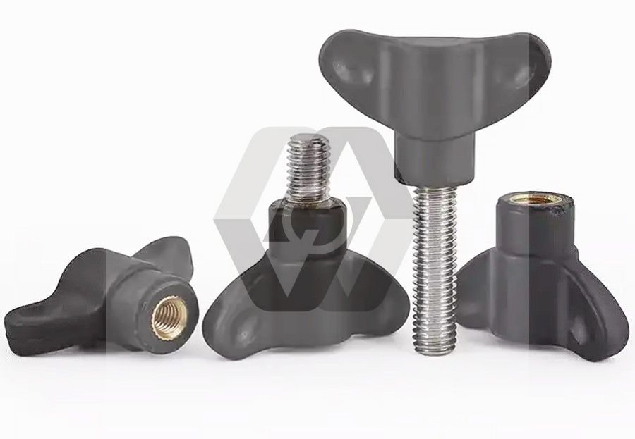 Handle Knurling Plastic head screw