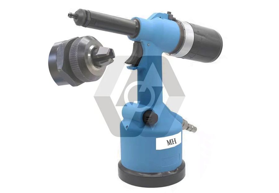 Pneumatic hex cutter tool for hexagonal rivet nut hole pneumatic nut rivet gun