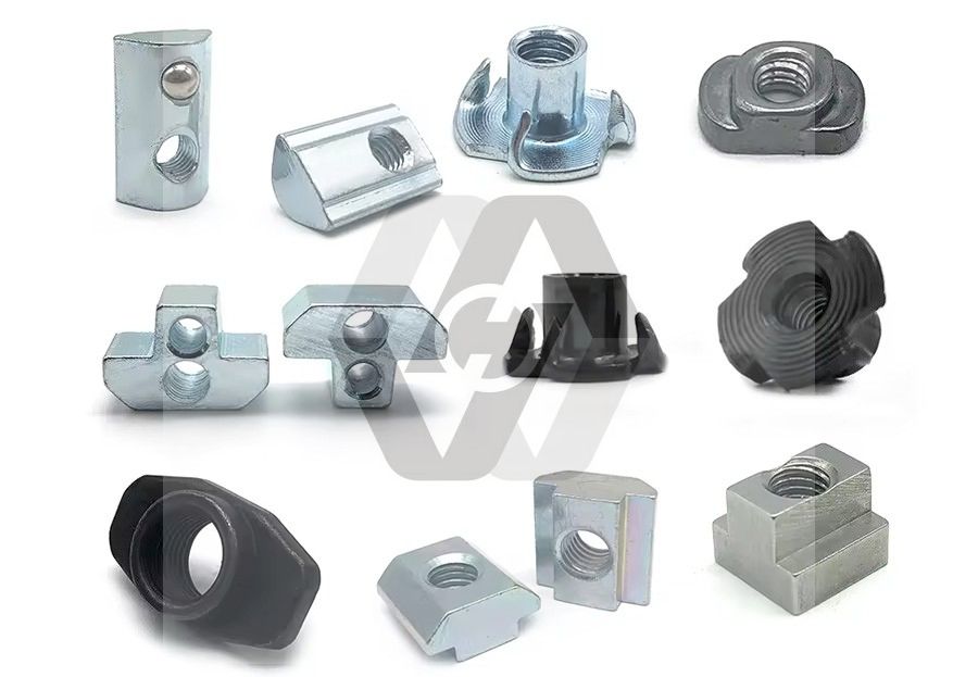 T slot nut drop in T-nuts