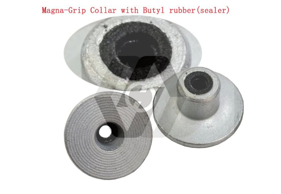 Huck MGCW-R8GATLE 1/4  Steel Huck Magna-Grip Wide Flange Lockbolt Collar with Tab-lok sealer