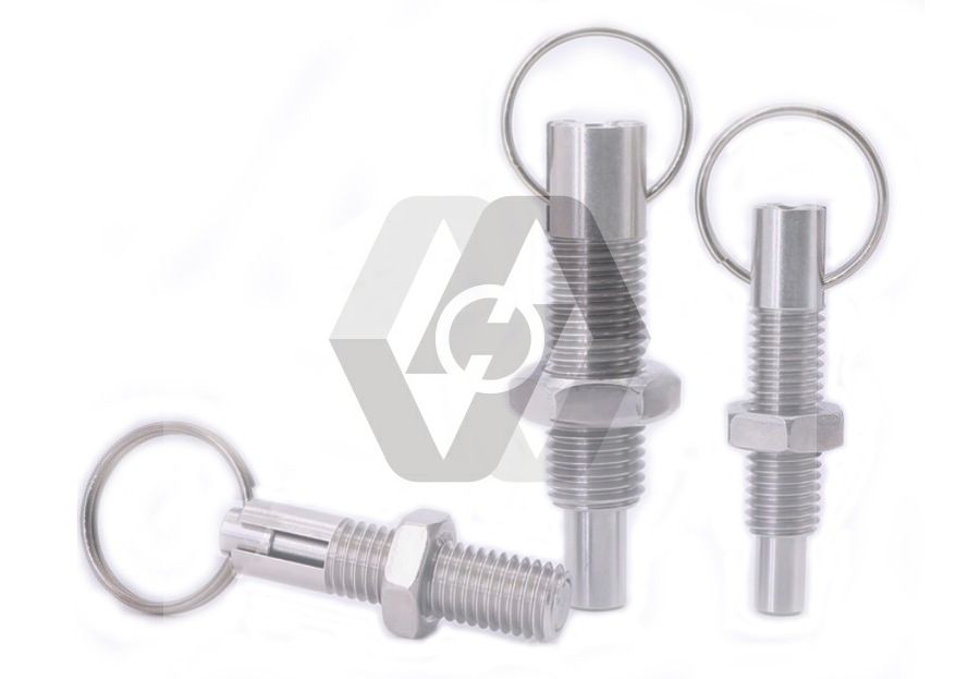 Stainless steel pull ring indexing pin self-locking knob plunger spring positioning pin safety fixing stop pin