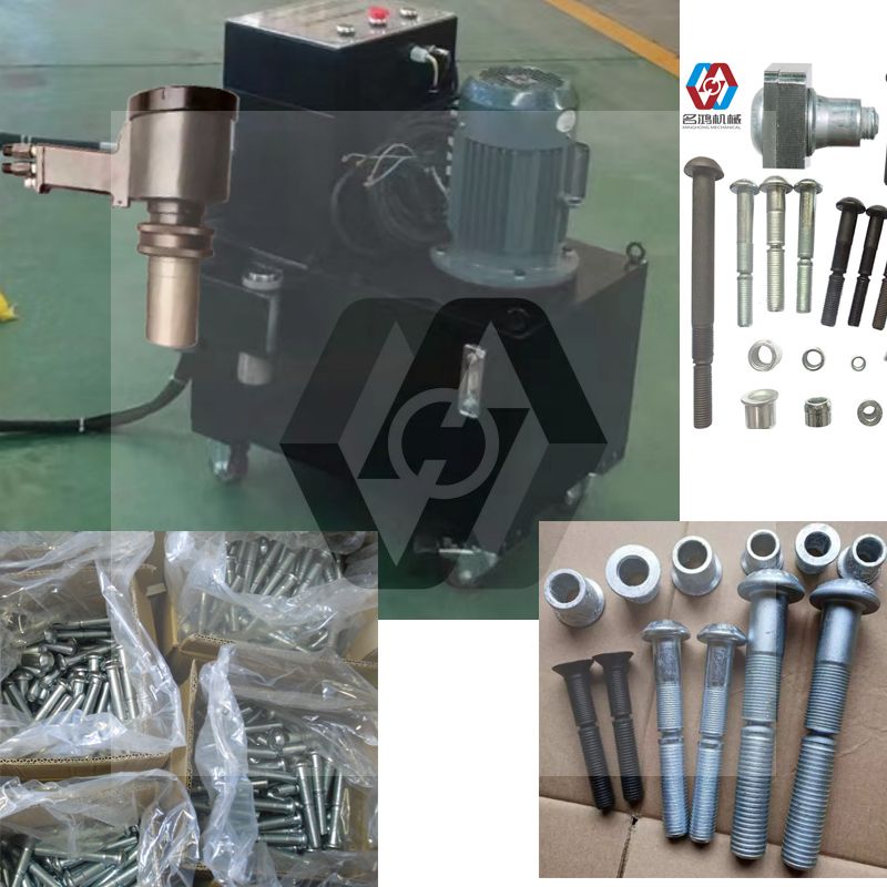 Structural rivets and lock bolts pneumatic hydraulic riveting tool