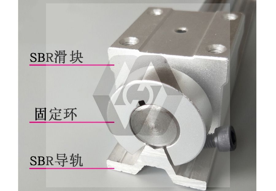 Open type Aluminum set screw clamping shaft collar