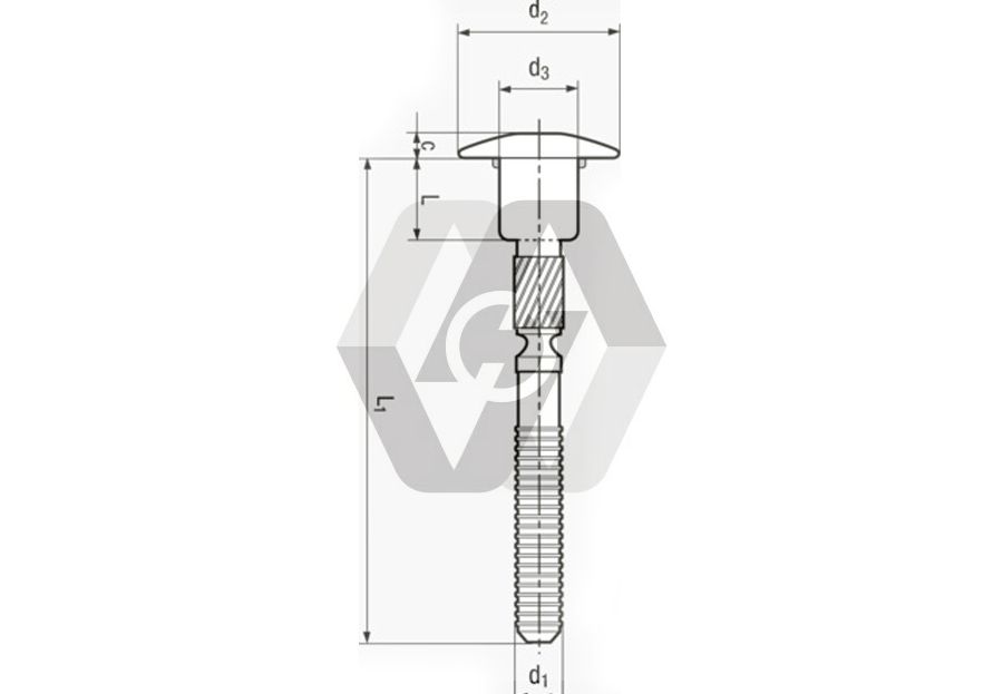 HLPP-R12-12PL Steel Zinc Plated Hucktainer Pins Lockbolts with sealing ring