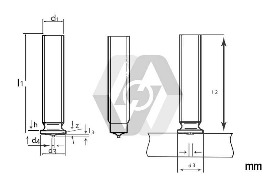 Aluminum welding screw,spot welding screw,aluminum alloy welding screw